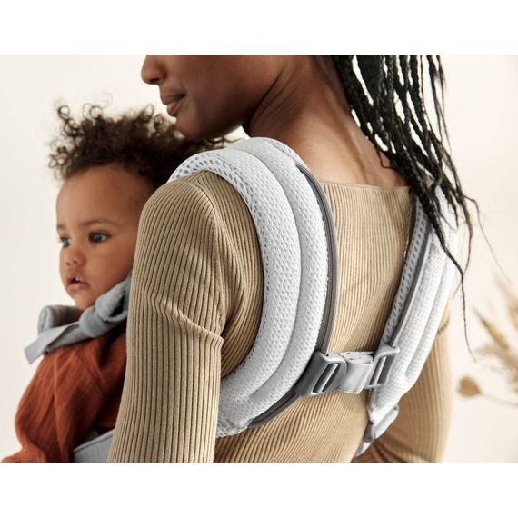 BabyBjorn Harmony nosítko 3D Mesh Silver, Rodzaj: nosidełko, Kolor: Silver, 22 zdjęcie
