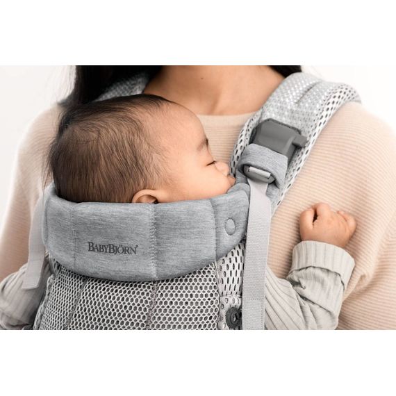 BabyBjorn Harmony nosítko 3D Mesh Silver, Rodzaj: nosidełko, Kolor: Silver, 25 zdjęcie