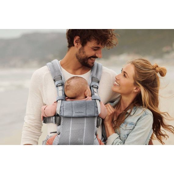 BabyBjorn Harmony nosítko 3D Mesh Silver, Rodzaj: nosidełko, Kolor: Silver, 35 zdjęcie