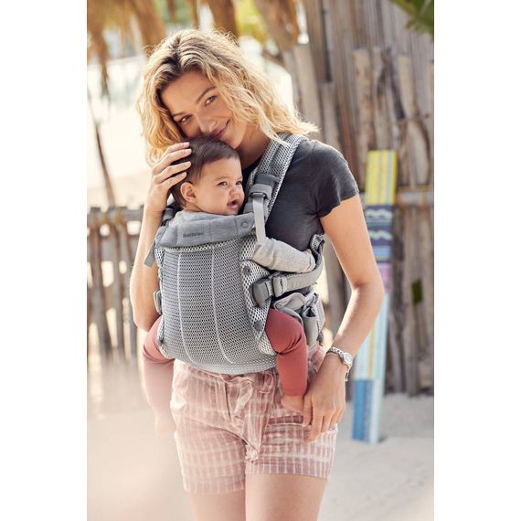 BabyBjorn Harmony nosítko 3D Mesh Silver, Rodzaj: nosidełko, Kolor: Silver, 38 zdjęcie