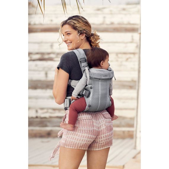 BabyBjorn Harmony nosítko 3D Mesh Silver, Rodzaj: nosidełko, Kolor: Silver, 46 zdjęcie