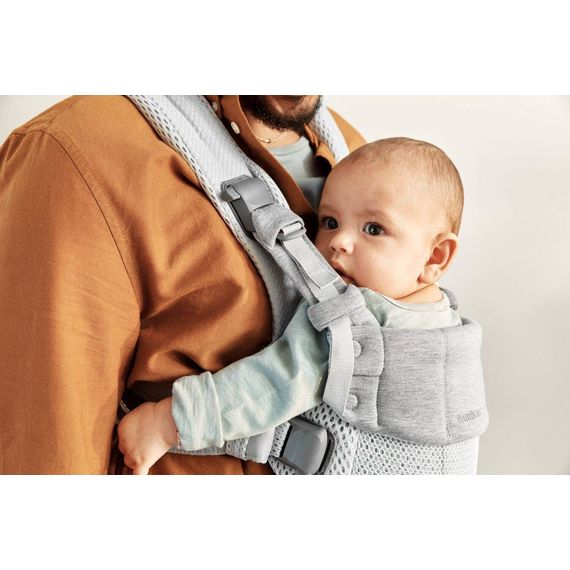 BabyBjorn Harmony nosítko 3D Mesh Silver, Rodzaj: nosidełko, Kolor: Silver, 51 zdjęcie