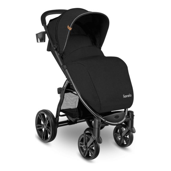 Lionelo Annet Plus sportovní kočárek, Kolor materiału: Black carbon, 7 zdjęcie