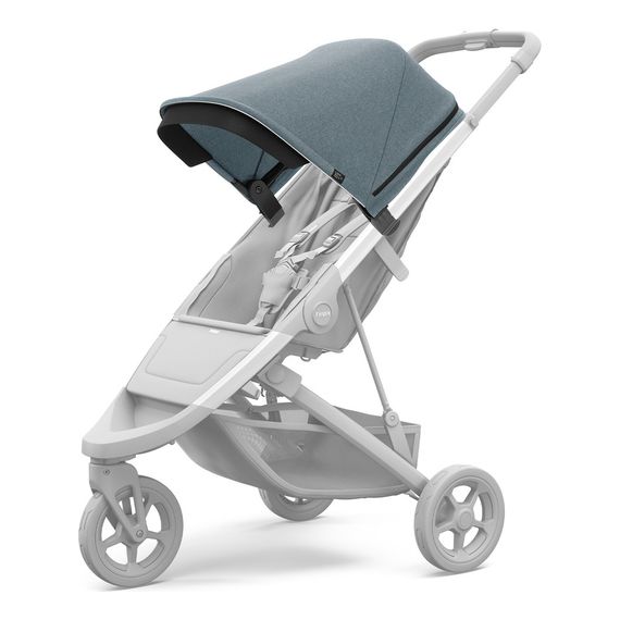Thule Spring Pushchair Canopy, Kolor: Teal Melange, image , 6 image