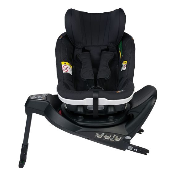 BeSafe iZi Turn B i-Size - otočná autosedačka pro miminka a batolata (40 - 105 cm | 0 - 18 kg | 0 - 4 roky), Kolor: Black Cab