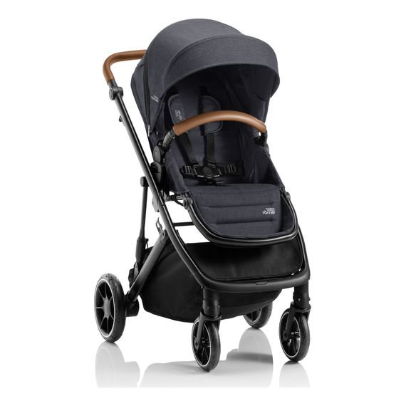 Britax Romer Strider M wózek głęboko-spacerowy, Rodzaj wózka: głęboko-spacerowy, Kolor materiału: Black Shadow, 4 zdjęcie