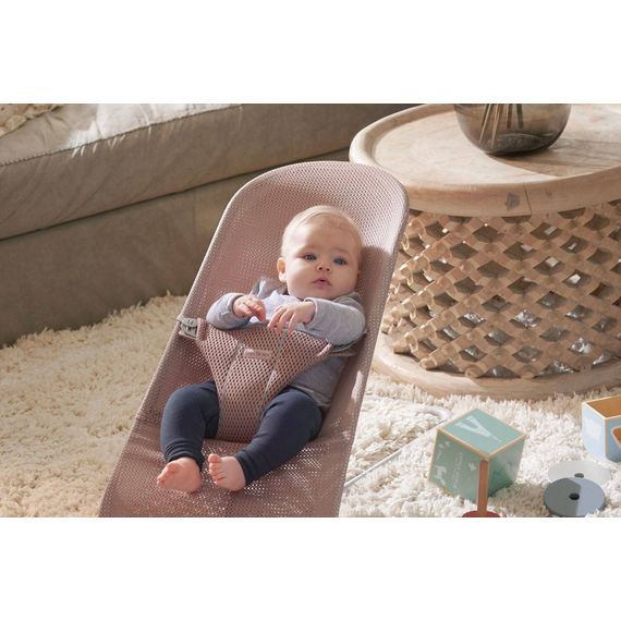 BabyBjorn Bliss lehátko Mesh Dusty pink, Rodzaj: Mesh, Kolor: Dusty pink, 7 zdjęcie