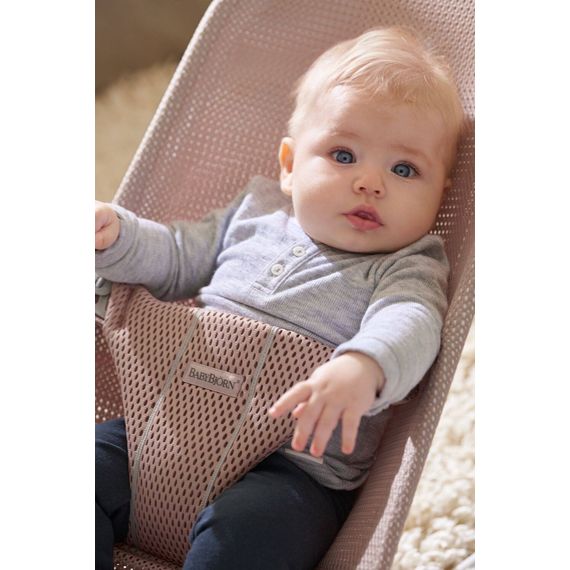 BabyBjorn Bliss lehátko Mesh Dusty pink, Rodzaj: Mesh, Kolor: Dusty pink, 8 zdjęcie