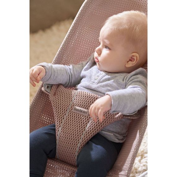 BabyBjorn Bliss lehátko Mesh Dusty pink, Rodzaj: Mesh, Kolor: Dusty pink, 9 zdjęcie