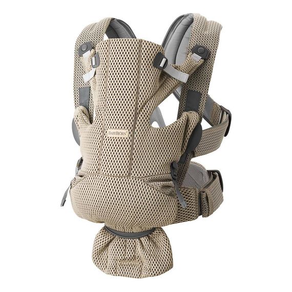 BabyBjorn Move nosítko 3D Mesh Grey Beige, Kolor: Grey Beige, 15 zdjęcie