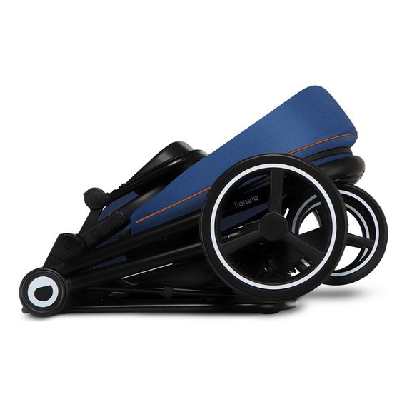Lionelo Mika wózek 2w1 + fotelik Grey Graphite, Rodzaj: zestaw 3w1, Kolor: Blue Navy, image , 5 image
