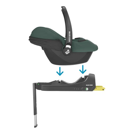 Maxi-Cosi CabrioFix i-Size with CabrioFix i-Size Base - Infant Car Seat (40-75 cm | 0-12 kg | 0-12 Months), Baza: Cabriofix i-Size, Kolor: Essential Green, image , 10 image