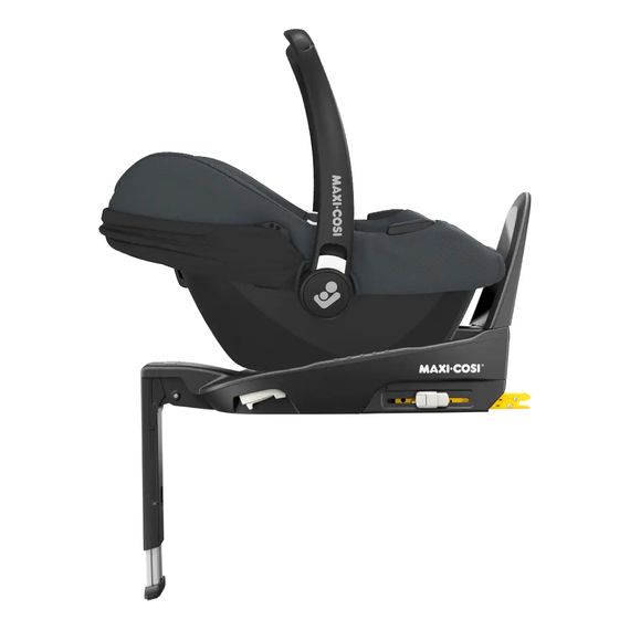 Maxi-Cosi CabrioFix i-Size autosedačka s bází FamilyFix3 - autosedačka pro novorozence (45 - 75 cm | 0 - 12 kg | 0 - 12 měsíců), Baza: FamilyFix3, Kolor: Essential Graphite