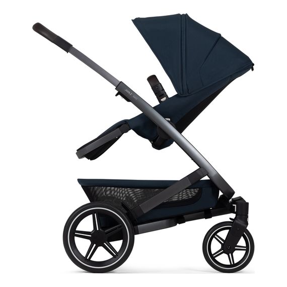 Joolz Geo3 Mono - kombinovaný kočárek, Rodzaj wózka: głęboko-spacerowy, Kolor materiału: Navy Blue, 7 zdjęcie