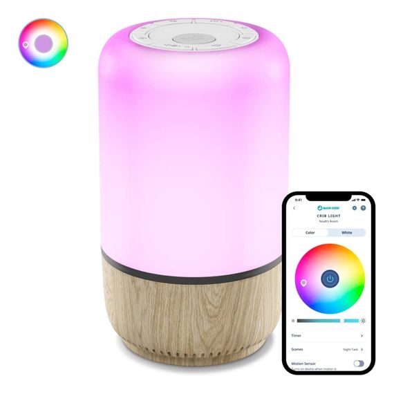 Maxi-Cosi lampička a reproduktor Soothe WiFi, 4 zdjęcie