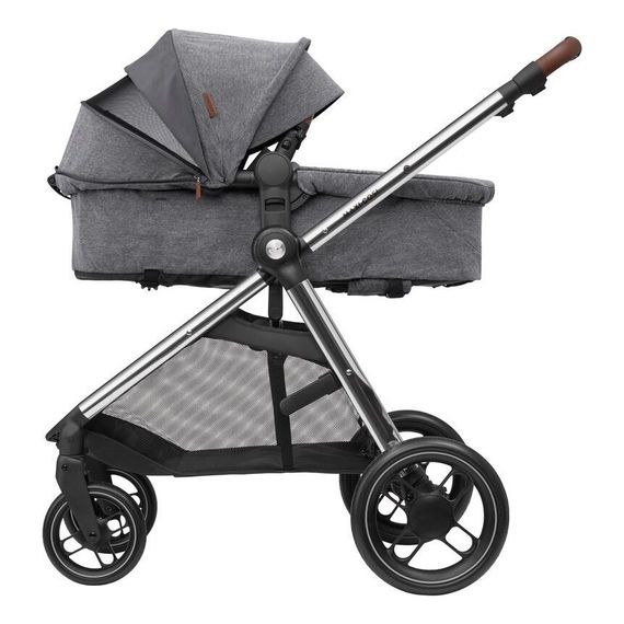 Maxi-Cosi Zelia³ – kočárek 2v1, Kolor materiału: Luxe Twillic Grey, 3 zdjęcie