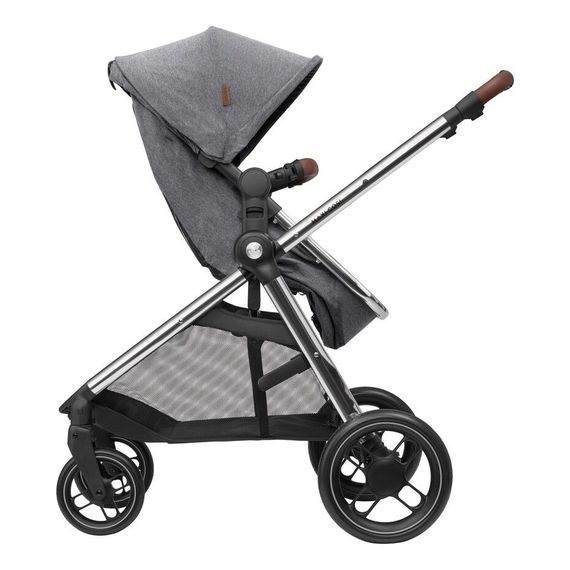 Maxi-Cosi Zelia³ – kočárek 2v1, Kolor materiału: Luxe Twillic Grey, 4 zdjęcie