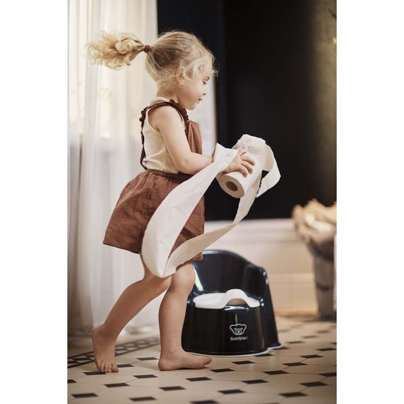 BabyBjorn nočník křesílko Black/White, Kolor: Black/White, 9 zdjęcie