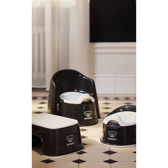 BabyBjorn nočník křesílko Black/White, Kolor: Black/White, 16 zdjęcie