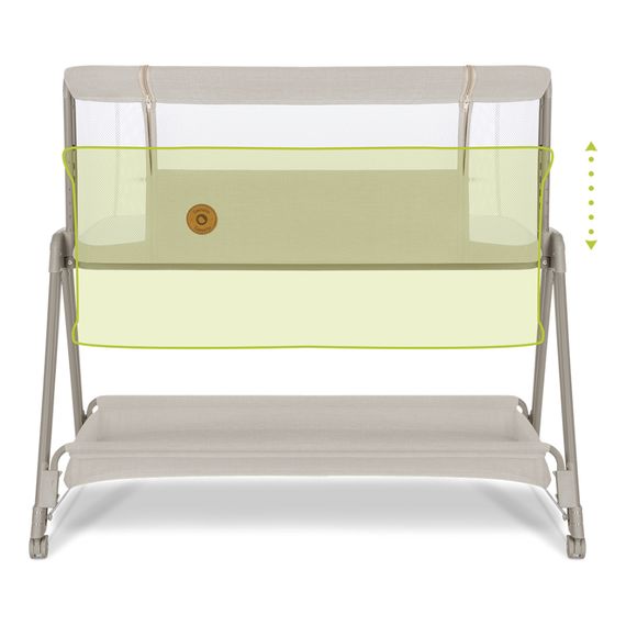 Lionelo Luna přistavná postýlka Beige Sand, Kolor: Beige Sand, 13 zdjęcie