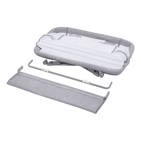 Lionelo Luna přistavná postýlka Grey Concrete, Kolor: Grey Concrete, 5 zdjęcie