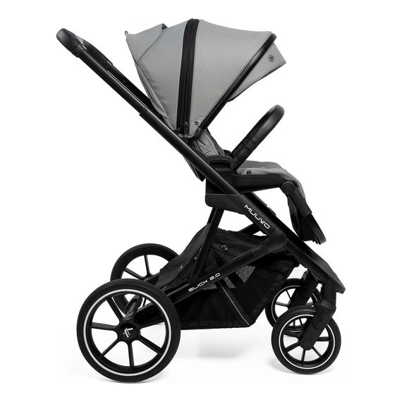 Muuvo Slick 2.0 * SLEVA v košíku * kočárek 2v1, Rodzaj wózka: głęboko-spacerowy, Kolor materiału: Light Grey, 5 zdjęcie