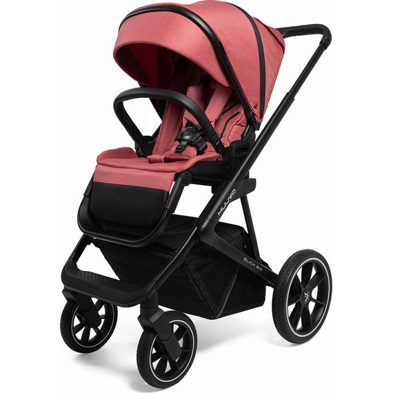 Muuvo Slick 2.0 * SLEVA v košíku * kočárek 2v1, Rodzaj wózka: głęboko-spacerowy, Kolor materiału: Pure Pink, 4 zdjęcie
