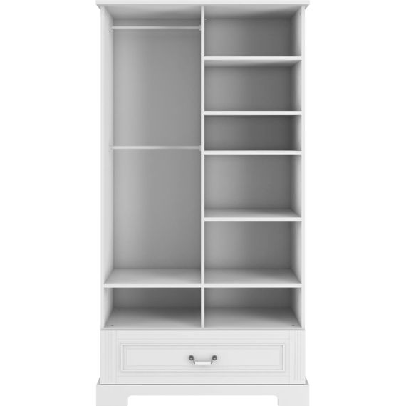 Bellamy Ines 2-Door Tall Wardrobe Elegant White, Kolor: Elegant White, image , 3 image