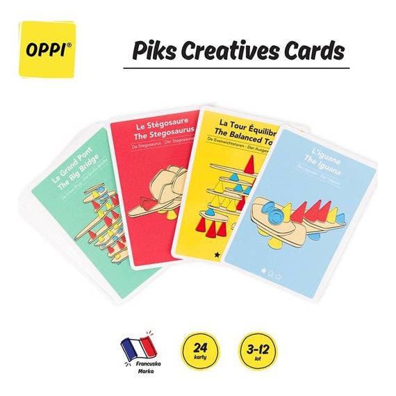 OPPI Piks Set of 24 Creative Cards 3+, image , 10 image