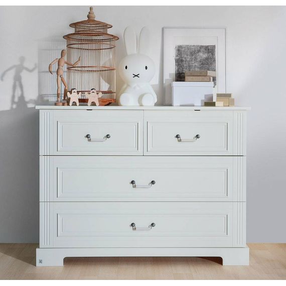 Bellamy Ines komoda 4 zásuvky Elegant White, Kolor: Elegant White, 5 zdjęcie