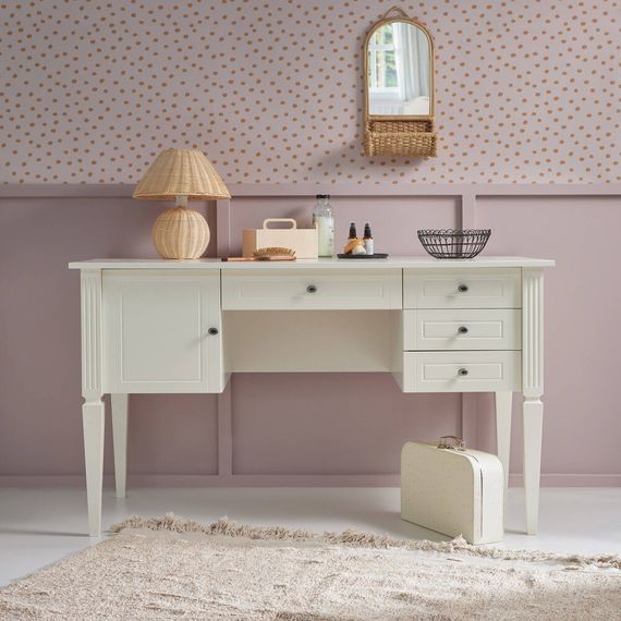 Bellamy Ines sekretář Elegant White, Kolor: Elegant White, 7 zdjęcie