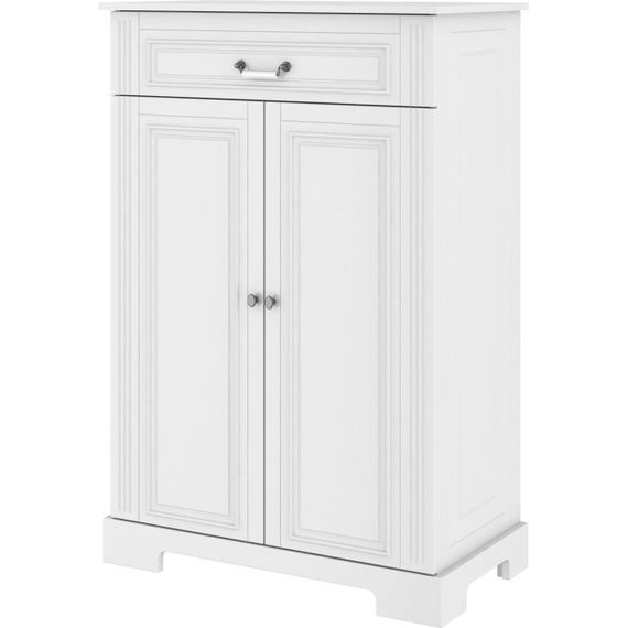 Bellamy Ines vysoká komoda dvoudveřová Elegant White, Kolor: Elegant White, 3 zdjęcie