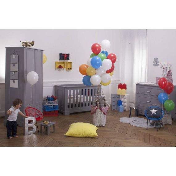 Bellamy Ines komoda 3 zásuvky Neutral Gray, Kolor: Neutral Gray, 6 zdjęcie