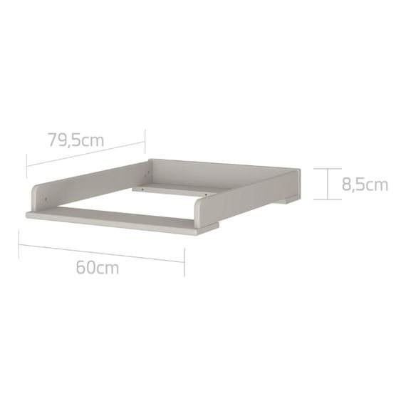 Bellamy Ines přebalovací nástavec Neutral Gray, Kolor: Neutral Gray, 6 zdjęcie