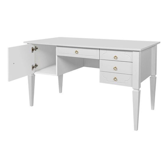 Bellamy Royal psací stůl Timeless White, Kolor: Timeless White, 7 zdjęcie