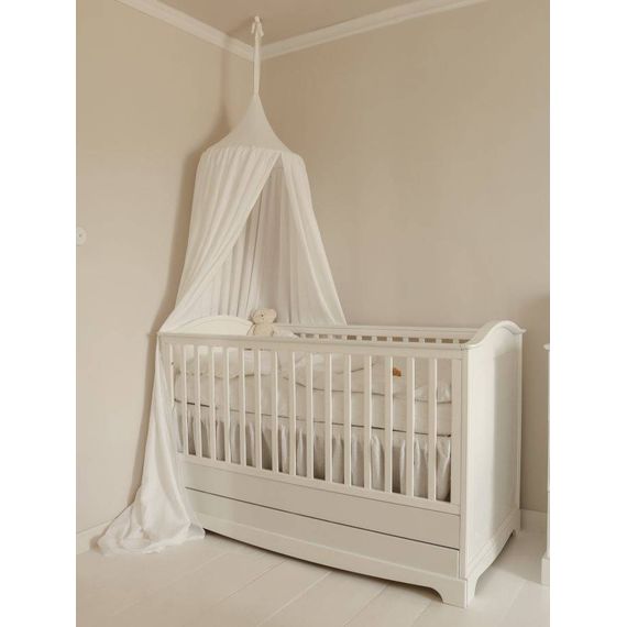 Bellamy Royal postýlka 140x70 se zásuvkou Timeless White, Kolor: Timeless White, 8 zdjęcie