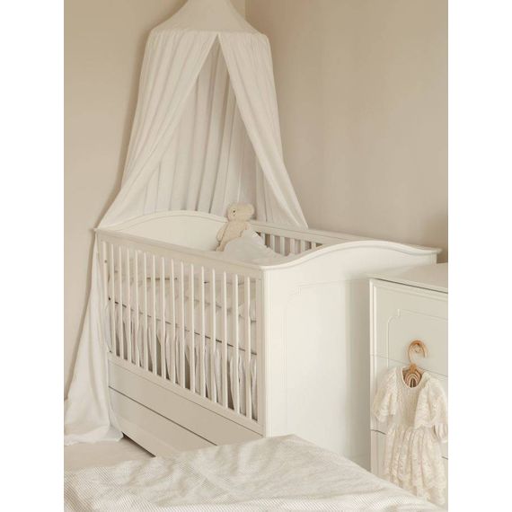 Bellamy Royal postýlka 140x70 se zásuvkou Timeless White, Kolor: Timeless White, 9 zdjęcie