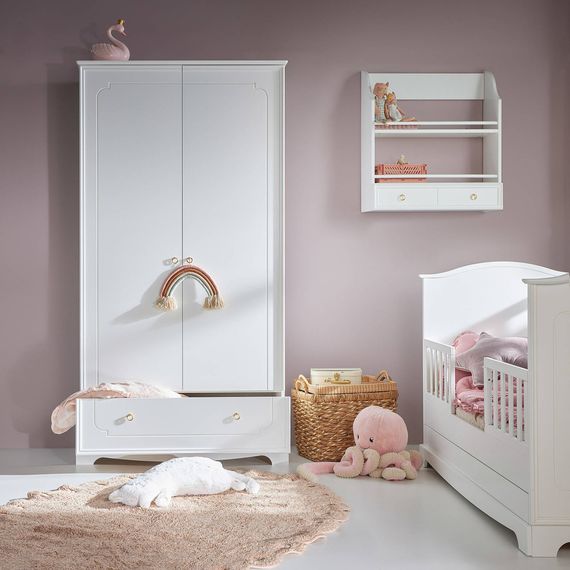 Bellamy Royal półka ścienna Timeless White, Kolor: Timeless White, 8 zdjęcie