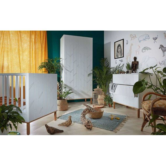 Bellamy Toteme Botanic postel s funkcí pohovky 140×70, Rozmiar: 140x70, Kolor: Botanic, 5 zdjęcie