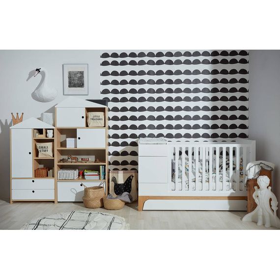 Bellamy UP! zásuvka k posteli 120×70 White, Kolor: White, 7 zdjęcie