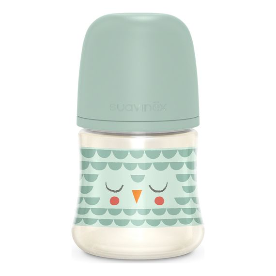Suavinex SX Pro Slow Flow Bottle Bonhomia 150ml Mint Owl 0-6m, Pojemność: 150 ml, Kolor: Miętowy, image 