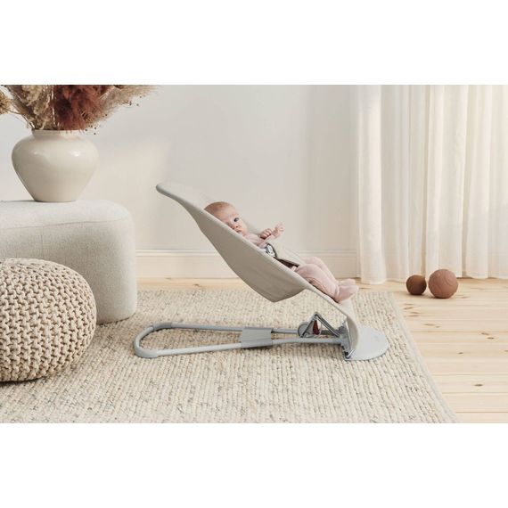 BabyBjörn Bliss lehátko 3D Jersey Light beige, Rodzaj: 3D Jersey, Kolor: Light beige, 18 zdjęcie