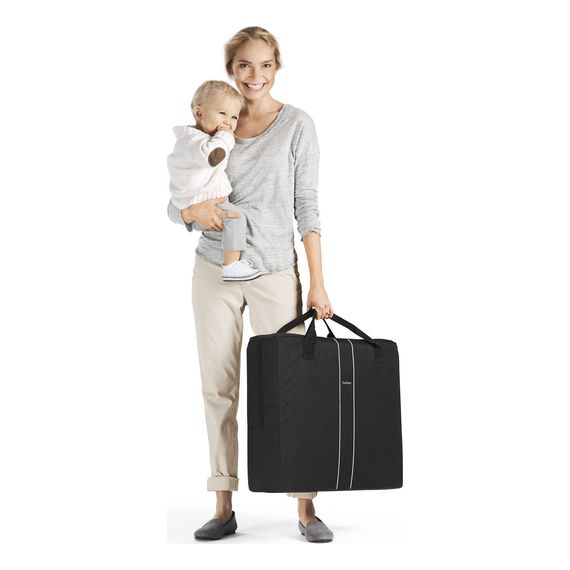 BabyBjorn Light łóżeczko turystyczne Dark green z prześcieradłem, Kolor: Dark green, 11 zdjęcie
