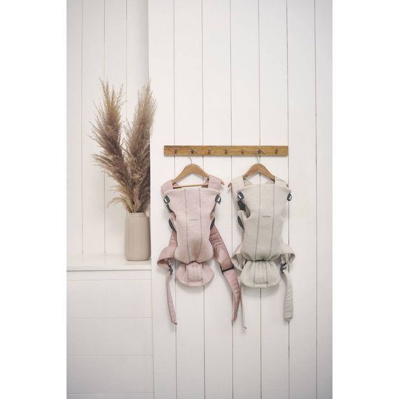 BabyBjörn Mini nosítko 3D Jersey světle béžové, Rodzaj: Jersey, Kolor: Light beige, 15 zdjęcie