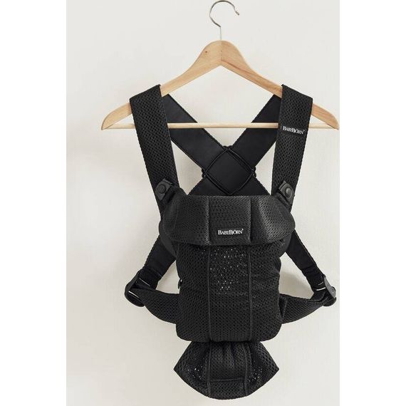 BabyBjörn Mini nosítko 3D Mesh černé, Rodzaj: Mesh, Kolor: Black, 12 zdjęcie