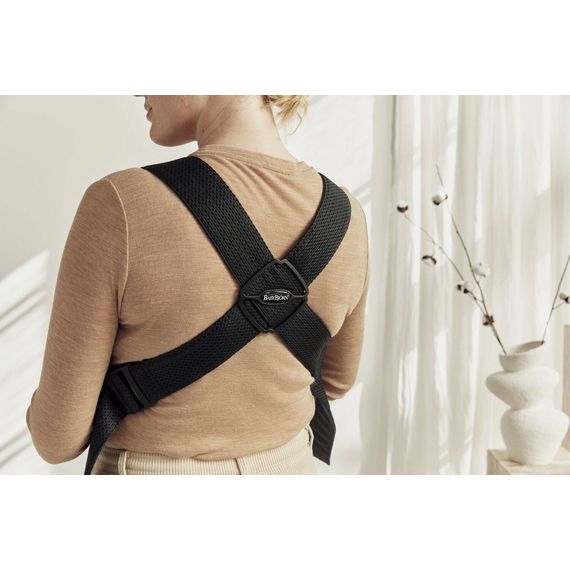BabyBjörn Mini nosítko 3D Mesh černé, Rodzaj: Mesh, Kolor: Black, 14 zdjęcie
