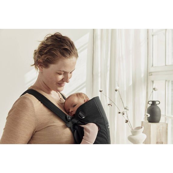 BabyBjörn Mini nosítko 3D Mesh černé, Rodzaj: Mesh, Kolor: Black, 17 zdjęcie