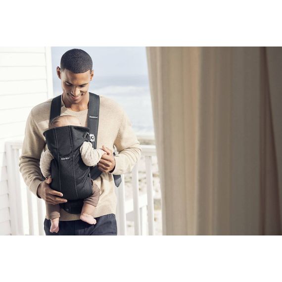 BabyBjörn Mini nosítko 3D Mesh černé, Rodzaj: Mesh, Kolor: Black, 25 zdjęcie