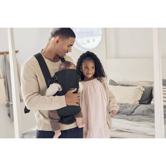 BabyBjörn Mini nosítko 3D Mesh černé, Rodzaj: Mesh, Kolor: Black, 30 zdjęcie