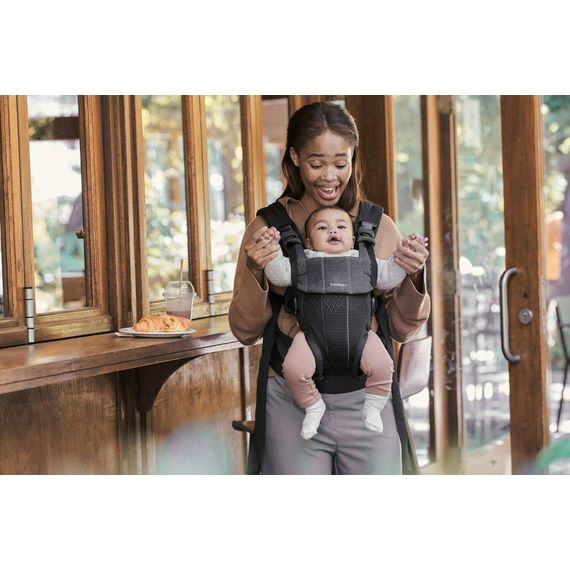 BabyBjörn Harmony nosítko 3D Mesh Black, Rodzaj: nosidełko, Kolor: Black, 14 zdjęcie